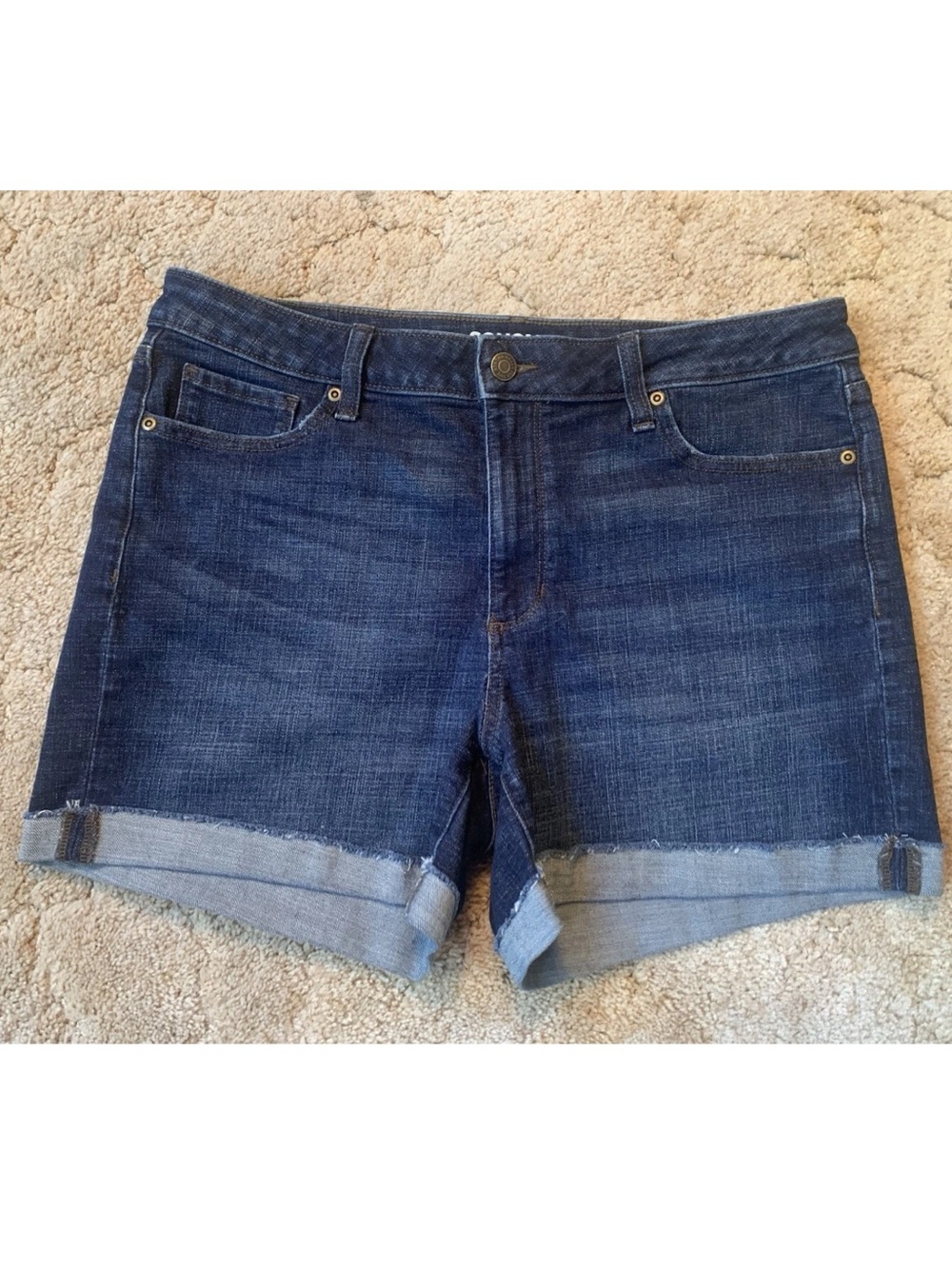 EUC SONOMA GOODS FOR LIFE DENIM CUFFED SHORTS SIZE 14
